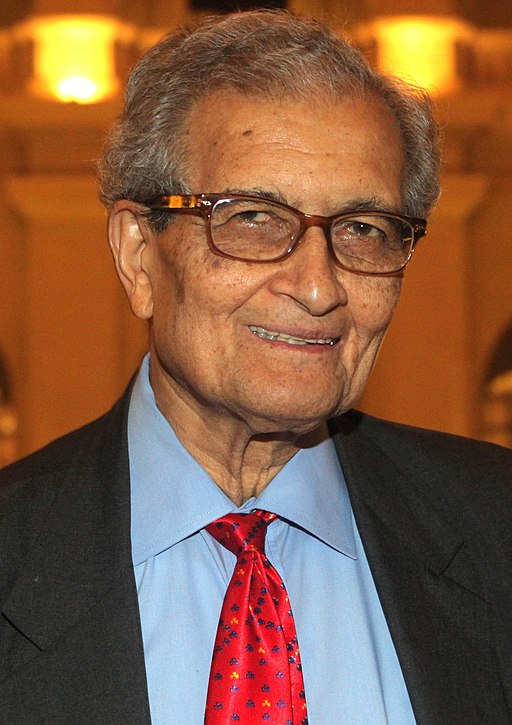 Retrato de Amartya Sen