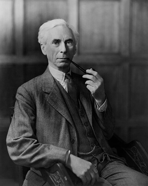 Retrato de Bertrand Russell