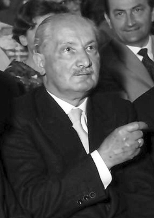 Retrato de Martin Heidegger