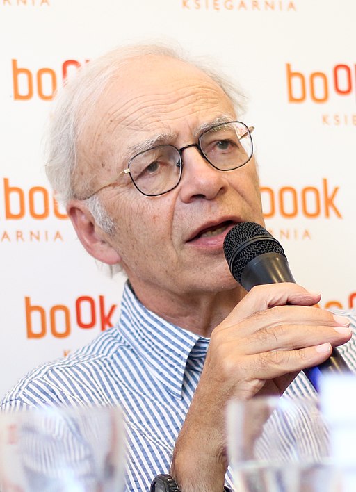 Retrato de Peter Singer
