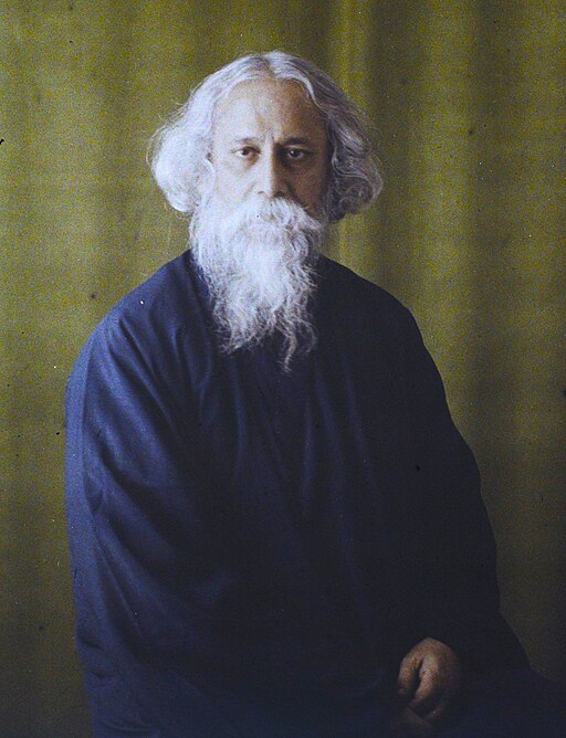 Retrato de Rabindranath Tagore