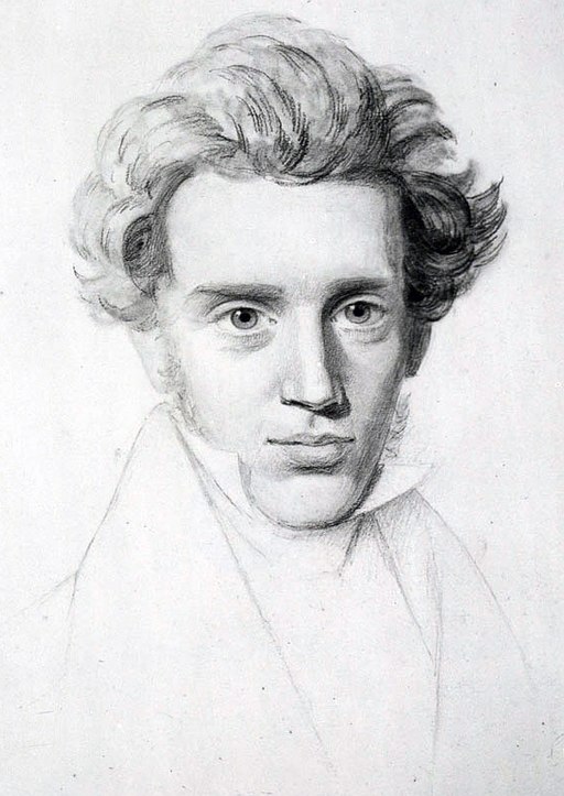 Retrato de Søren Kierkegaard